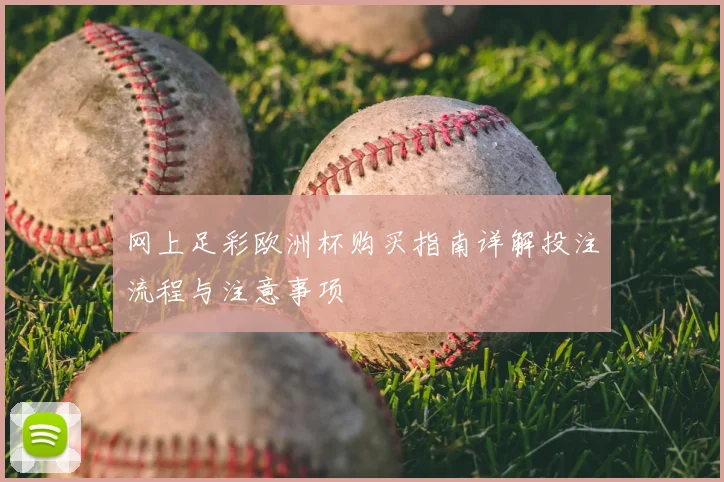 网上足彩欧洲杯购买指南详解投注流程与注意事项